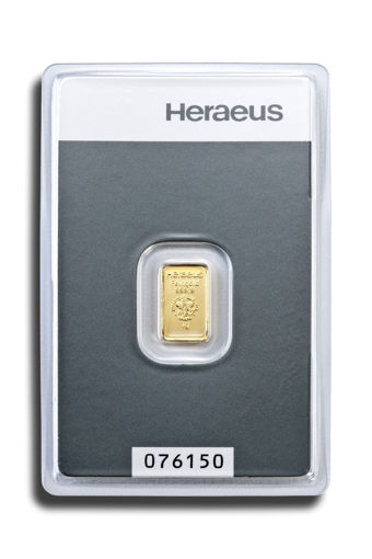 Picture of 1 g Minted Gold bar