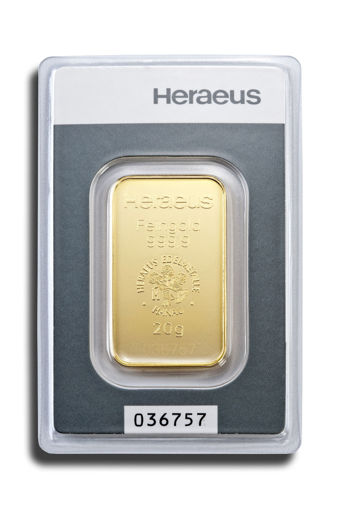 Picture of 20 g Minted Gold bar
