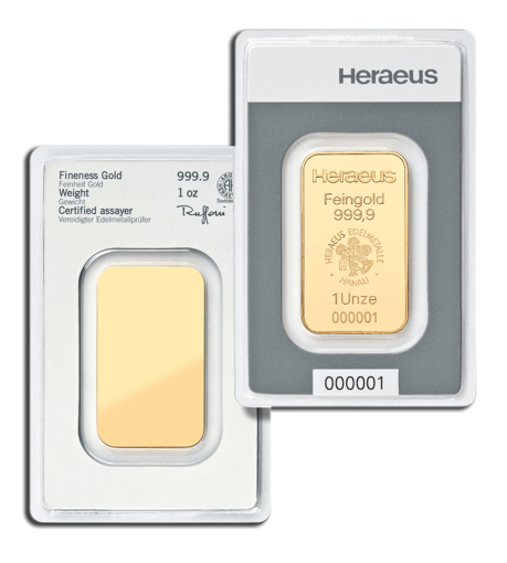 Picture of 1 OZ Gold Bar