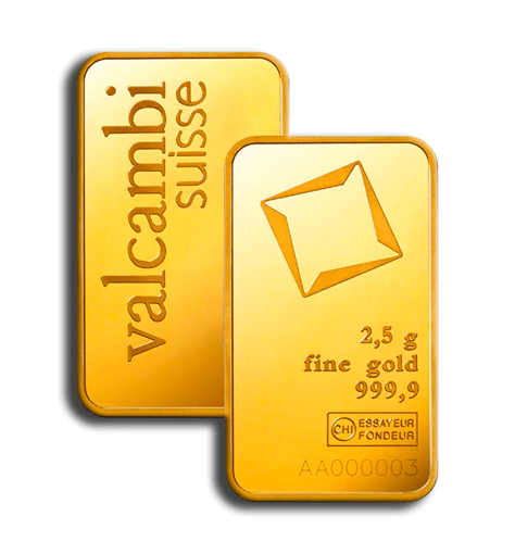 Gold bar 2.5 grams