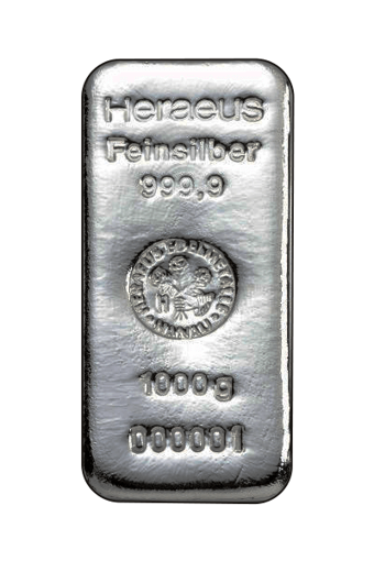 Picture of 1000 Gram Silver Bar