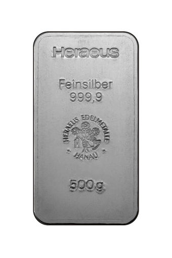 500 gram silver bar