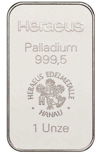 Picture of 1 Ounce Palladium Bar
