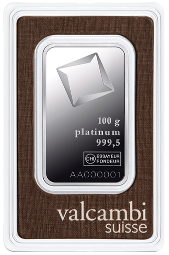 Picture of 100 Gram Platinum Bar